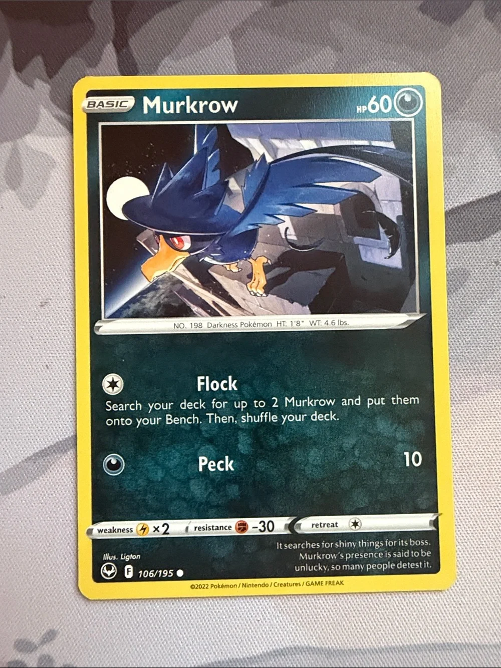 Murkrow & Honchkrow Evolution Collection Lot | 3 Pokémon Cards | ✨5/$25✨